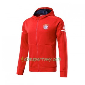 FC Bayern Monachium Kurtka Treningowa Kapturem 2017-18 Czerwony